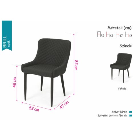 Brill étkező Cocktail asztallal (4 személyes)